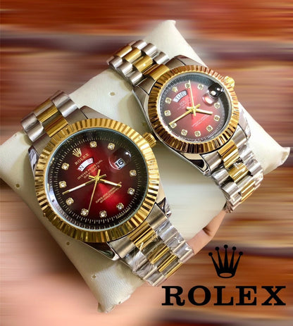 ROLEX COUPLE WATCH  ➕ BOX ➕ FREE DELIVERY  🎁