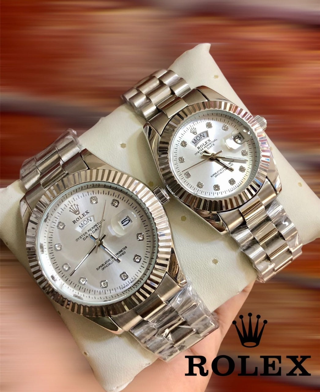 ROLEX COUPLE WATCH  ➕ BOX ➕ FREE DELIVERY  🎁